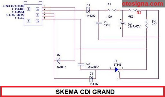 Soket Cdi Grand Atau Supra Series Dan Skemanya Otosigna Otosigna
