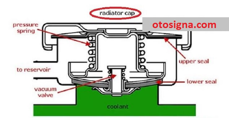 bagian bagian tutup radiator