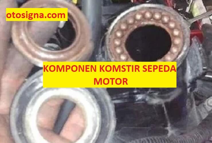 komponen komstir sepeda motor